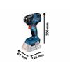 Visseuse à chocs 18v gdr 18v-200 (produit seul) - bosch 06019j2105