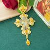 Religious Hollowing Process Used In Crafting Greek Orthodox Church Bishop's Pectoral Cross Necklace for Priest Ordination Gift