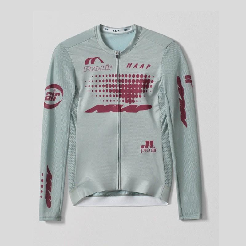 Mens Womens Performance Cycling Jersey Long Sleeve Quick Dry Fit Road Mountain Bike Riding