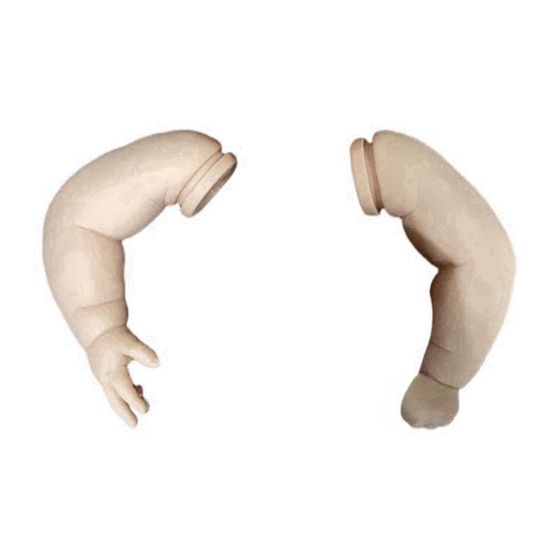 24 Zoll Reborn-Puppenbausatz June, offene Augen, blanko, unbemalt, Neugeborenen-Puppenbausätze, DIY-Simulationspuppenform für Puppensammler, unfertiges Babypuppenzubehör