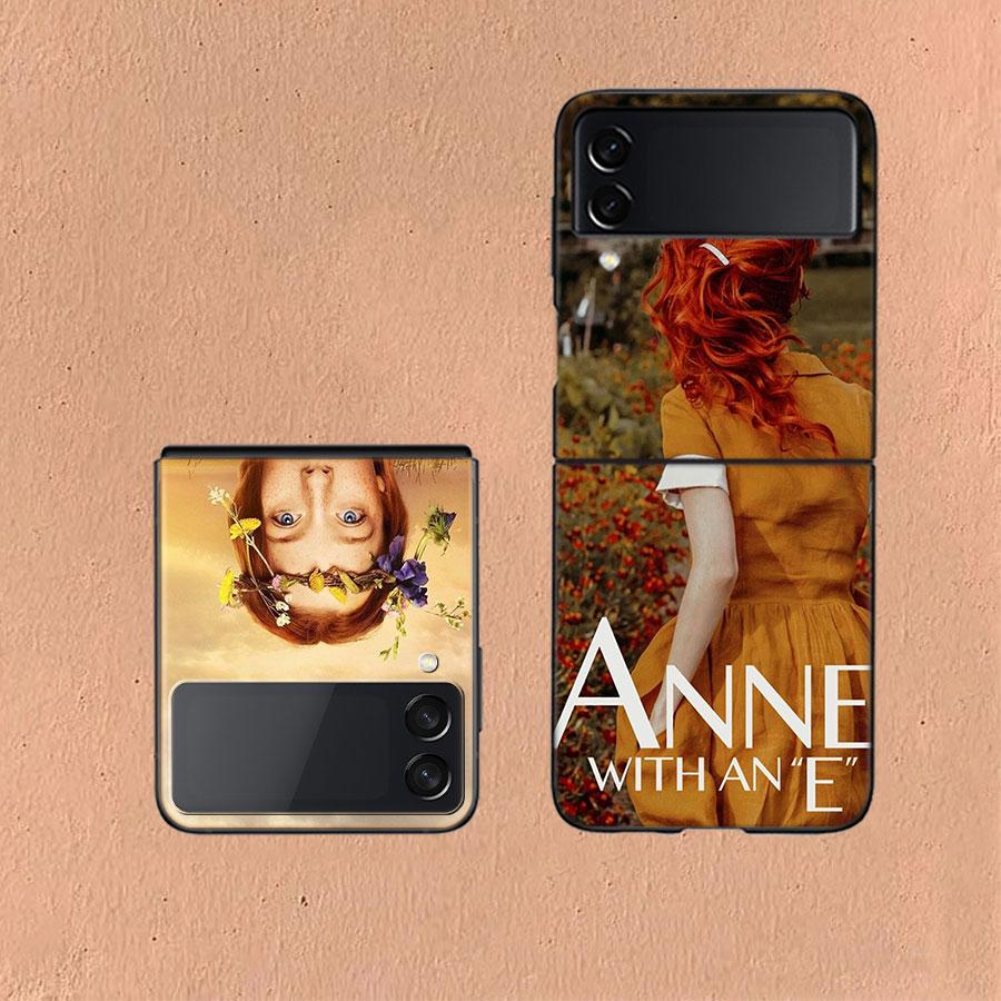 Anne With an E Phone Case For Samsung Z Flip 6 7 5G Galaxy Z Flip 5 4 3 5G Cases Shockproof Hard Cover TPU