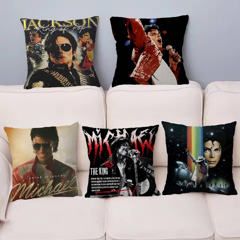 Pop Singer Michael Jackson Cushion Cover Pillow Cover Decor Pillowcase Printed Cushion Case For Couch