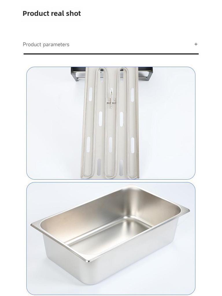 6L Single Cylinder Electric Deep Fryer with Thermostat and Timer for Commercial Use
