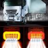 12V/24V LKW LED Seitenleuchte Mehrfarbige LED Seitenmarkierungsleuchte Langlebige Begrenzungsleuchte
