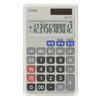Ohm Electric Calculator 12 Digits Tax Rate Setting with Tax Rate Calculation Function 2 Power Sources Solar Battery with Notebook Cover OHM KCL-111