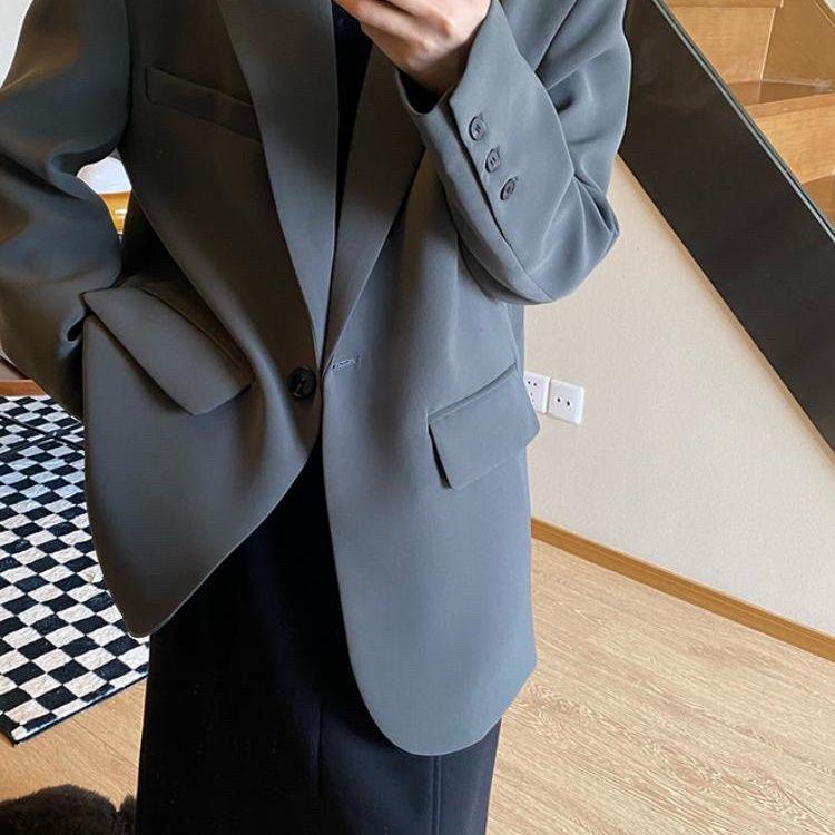 2024 Autumn High-Quality Loose-Fit Office Lady Fashion Blazer