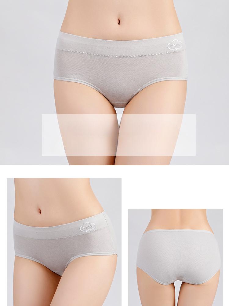 3 stück Weibliche Unterwäsche Vier Saison Neue frauen Reine Baumwolle Unterwäsche Modische Einfarbig Unterwäsche Damen Vier Jahreszeiten Höschen