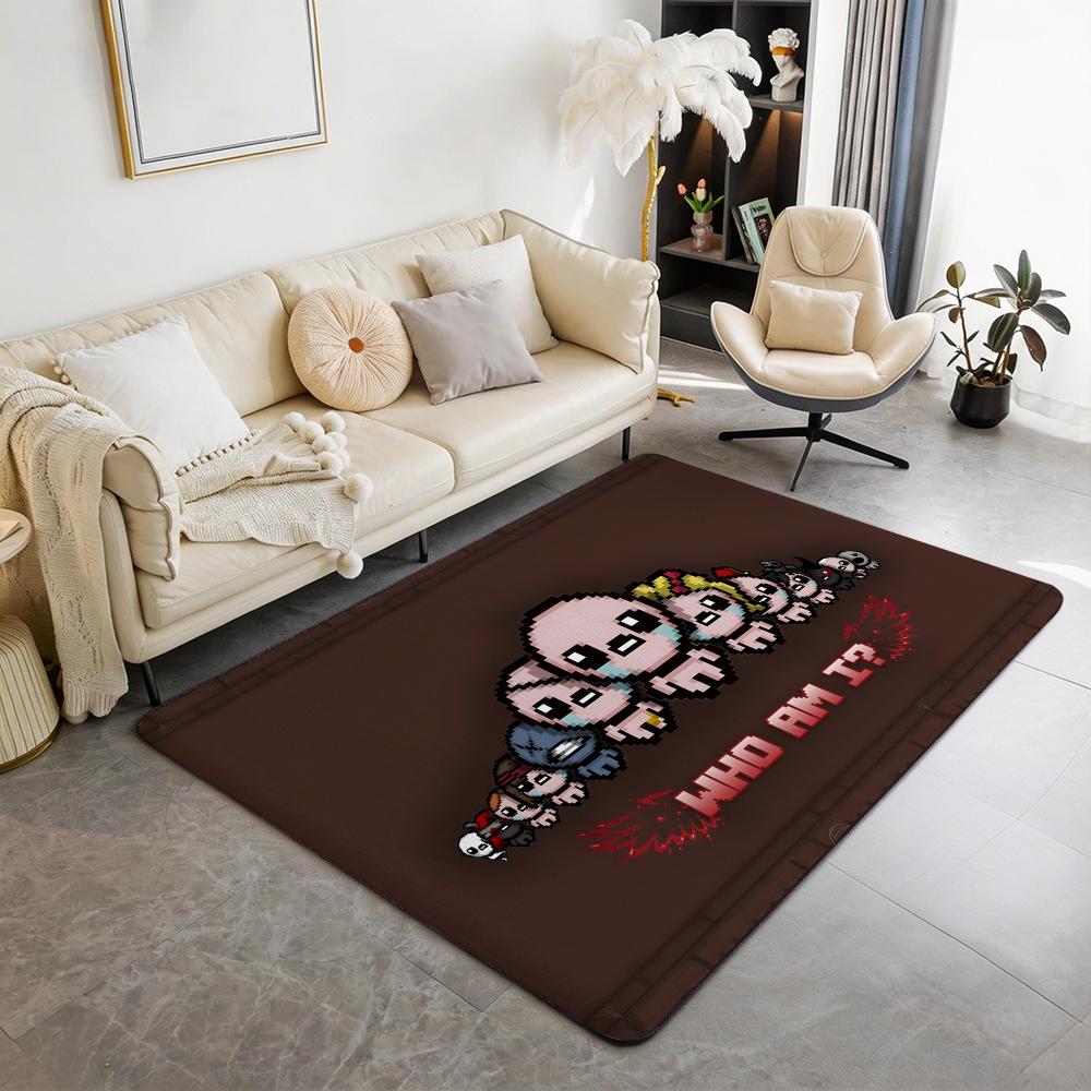 Tappetino da gioco The Binding of Isaac Tappetino ecologico in flanella Tappetino per porta antiscivolo inodore Tappeto per pavimenti interni Morbido tappeto corto in peluche per la casa