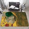 Gustav Klimt The Kiss Floor Mat Rectangle Anti-slip Home Soft Badmat Front Door Indoor Outdoor Mat Welcome Doormat