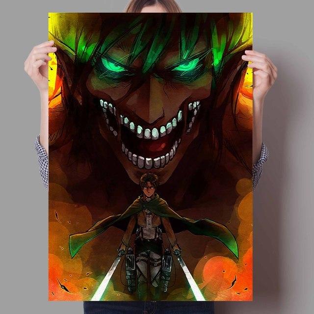 Decoration Mural Japanese Anime Color Poster Canvas Painting and Kids Room Wall Art Prints for Modern Home Decor No Frame
