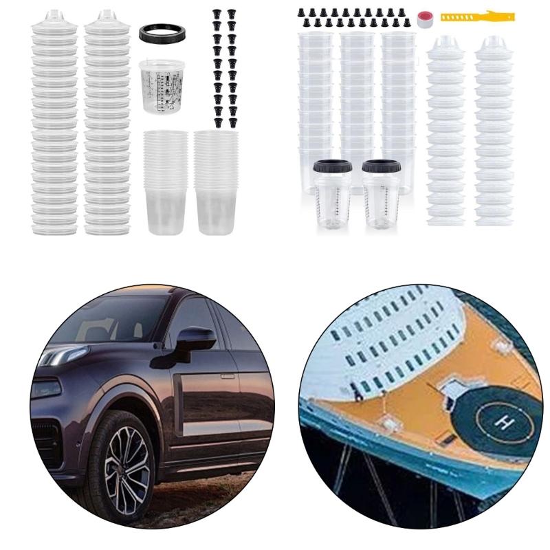 Farb mischbehälter Farbsprühgerät Mischbecher Präzise Waage Farbvorbereitung Einwegbecher Langlebig