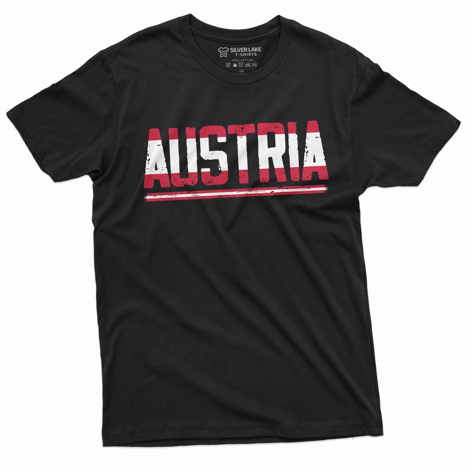 Austria Patriotic Shirt Austria National Flag Tee Shirt Österreich T-Shirt Mens Womens Tees Top 4XL