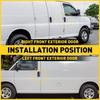 Exterior Door Handle For 96-2009 Chevrolet Express 1500 Set of 2 Front Primed H