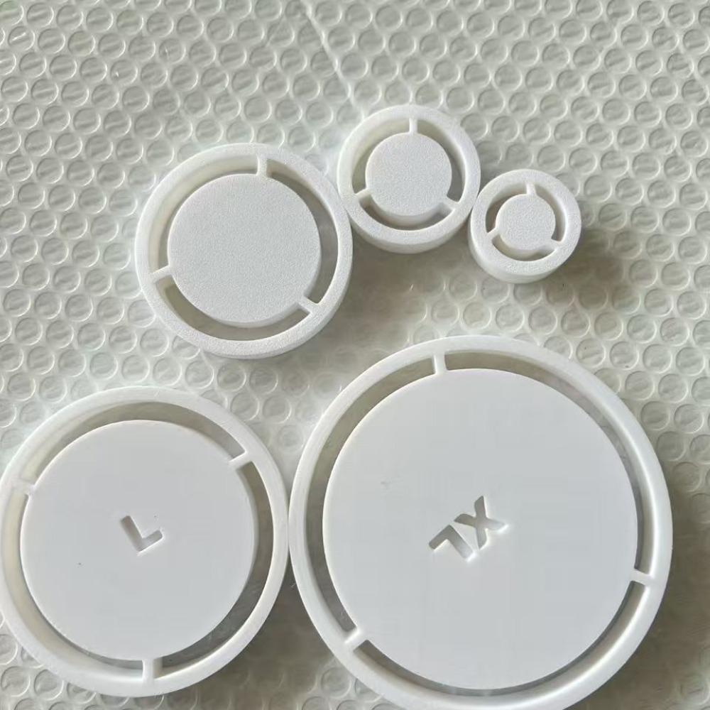 5Pcs 5 Sizes Ceramic Pottery Foot Ring Tool Set Precise Alignment Smooth Press Edge Clay Bowl Base Press Template