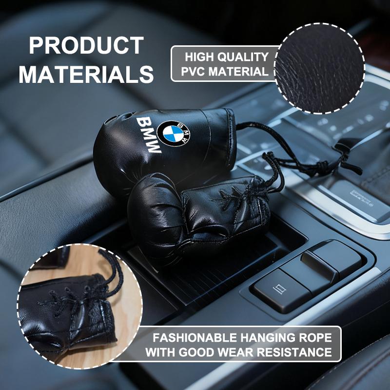 HMAO6 Car Sun Visor Boxing Gloves Pendant Decoration Accessories For BMW M Sport M2 M3 M4 M5 M6 E46 E90 E60 F10 F20 E87 X3 X6