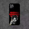 Sidhu Moose Wala Funda Phone Case For iPhone 16,15,14,13,12,11,Plus,Pro Max,XS,X,XR,SE,Mini,8,7 Soft Silicone Black Cover