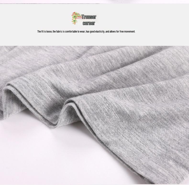 Męskie lekkie modalowe spodenki piżamowe na lato - Rozmiar Plus Size, Bardzo Szeroki Krój