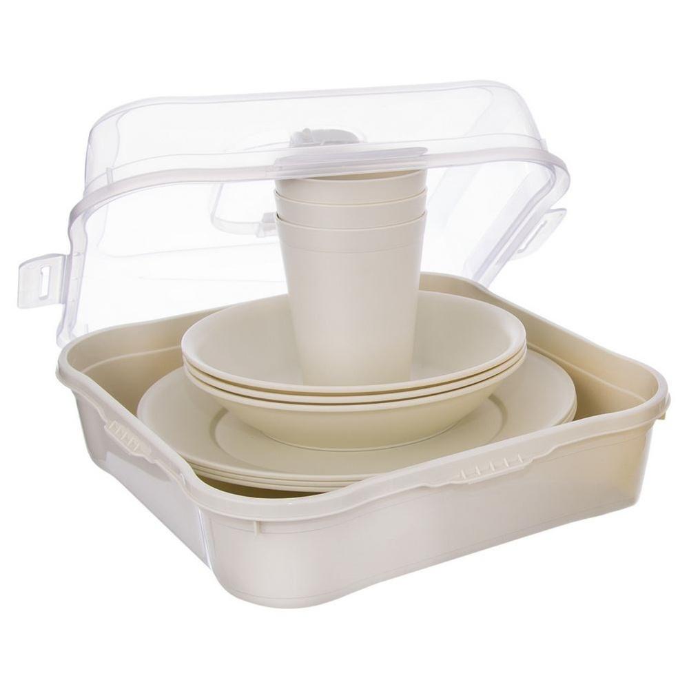 Plastic picnic set 13 pieces