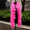 DIY 40G 60g 90G Pink Turkey Feather Boas 2Yards Plumas Trim Boa Crafts Sewing Clothes Party Dress Scarf/Shwal Chandelle-Feather-Boa