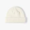 Men Women Winter Thick Warm Hat Plain Beanies for Custom Logo Minimalist Dome Knit Beanie
