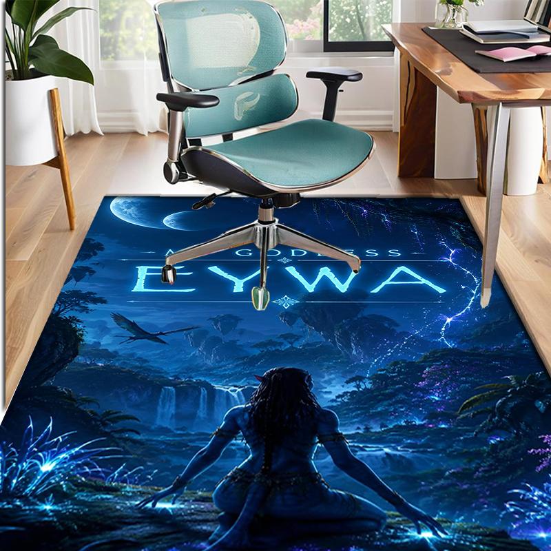 Tappeto con Motivo Avatar, Tappetino da Interno/Esterno, per Picnic, Sala Giochi, Camera da Letto, Ufficio, Soggiorno, Tappeto Decorazione Casa, Regalo di Compleanno