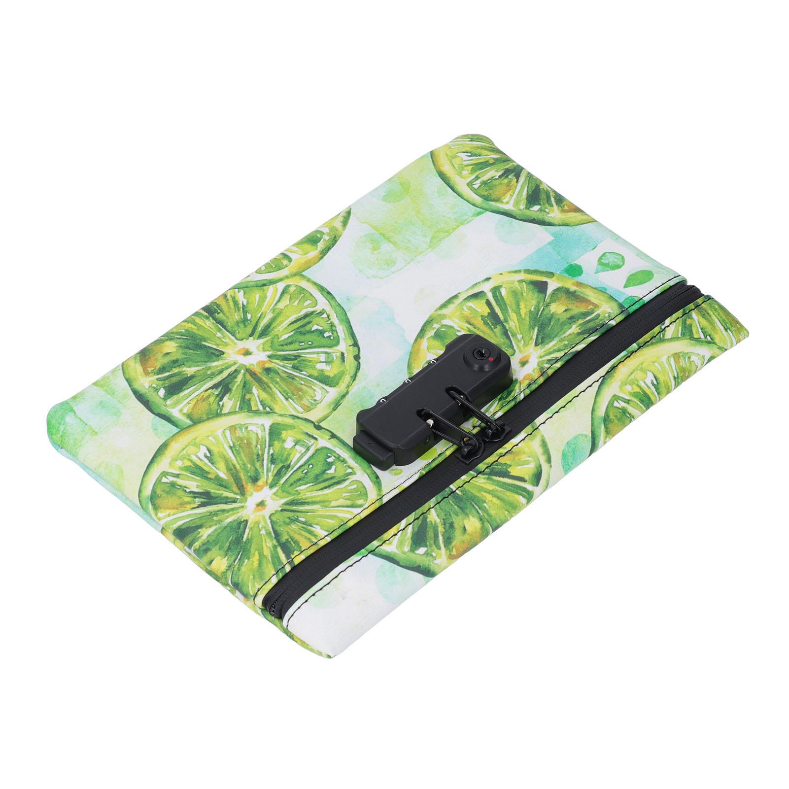 

Сумка с принтом, устойчивая к запахам, с кодовым замком, подкладка из активированного угля, сумка-чехол, устойчивая к запахам