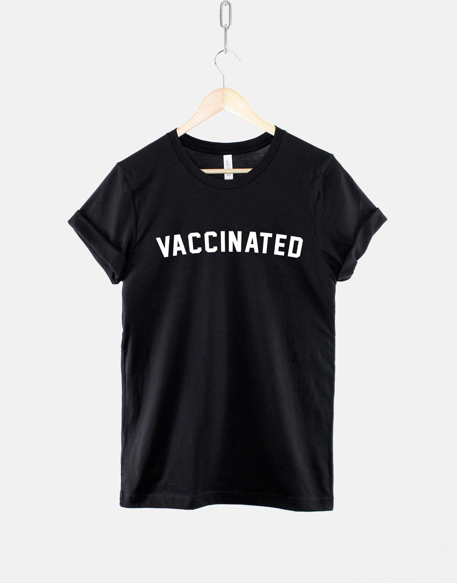 Vaccinated Statement Shirt, Pro Vaccine Graphic Tee, Health Awareness Gift 3XL