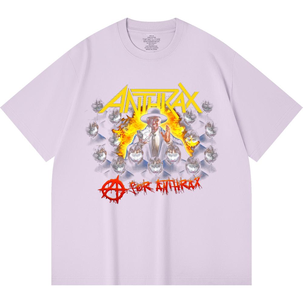 230 g/m² 100% Baumwolle Heavy Metal T-Shirt Rockband Beliebte Musik Druck Unisex Schweres Baumwoll-T-Shirt