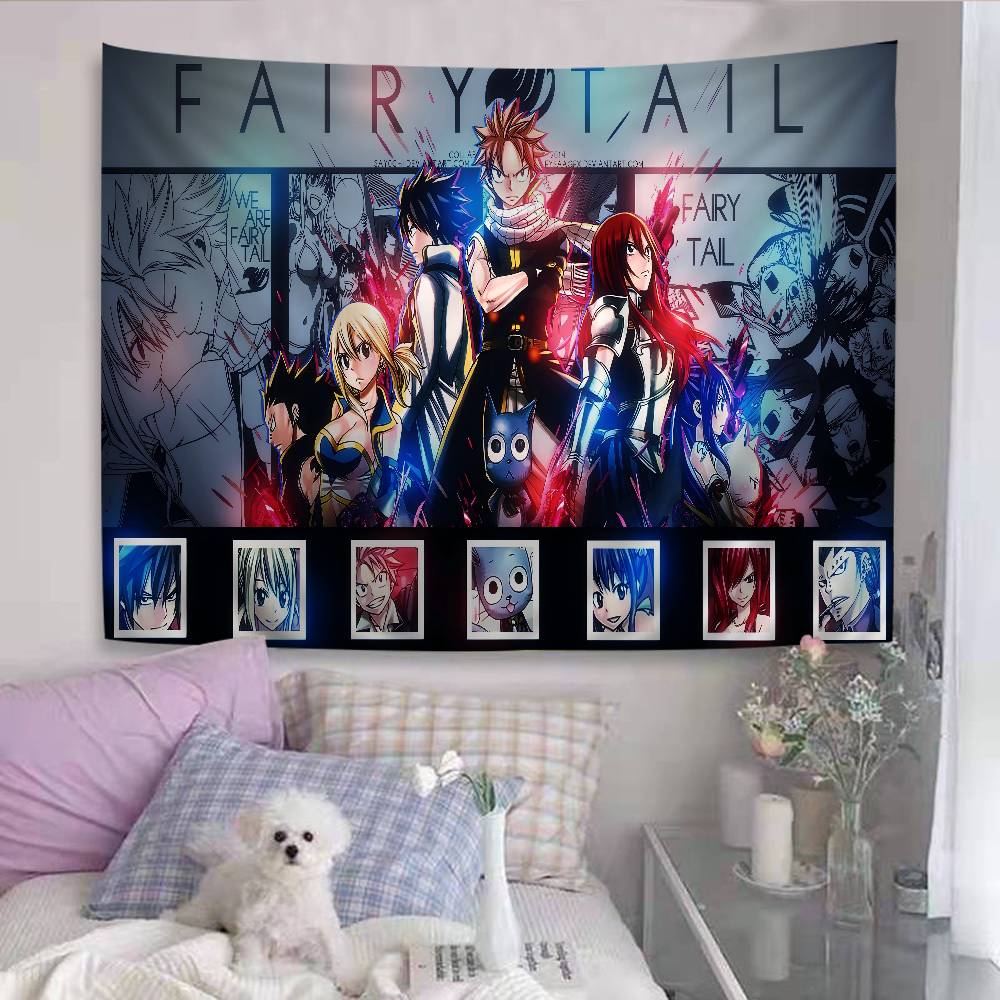 Anime Ffairy Tail DIY Wall Tapestry for Living Room Home Dorm Decor Wall Art Decor