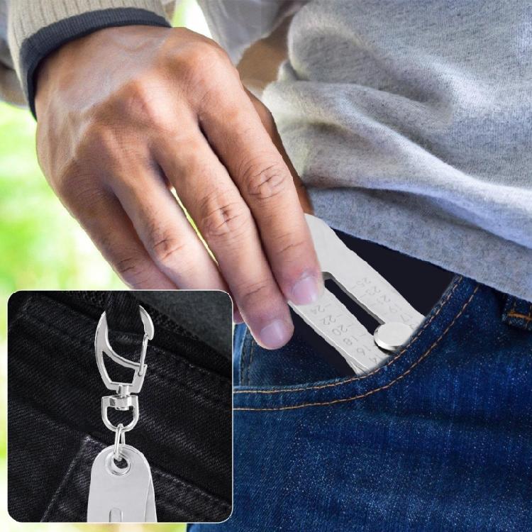 Portable Precise Thread Size Checker Keychain Precise Bolt Size Finders Keychain Thread Size Bolt Size Finders Keychain