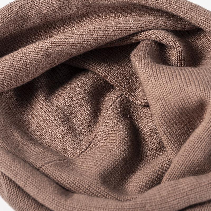 Мужская и женская однотонная шапка в стиле хип-хоп — фото 6