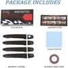 Exterior Door Handles Covers for Toyota 4RUNNER 2003-2009 / Prado 2003-2009 / Highlander 2009-2014 / Tacoma 2005-2010 4 Door 1 Set 8 Pcs (Matte