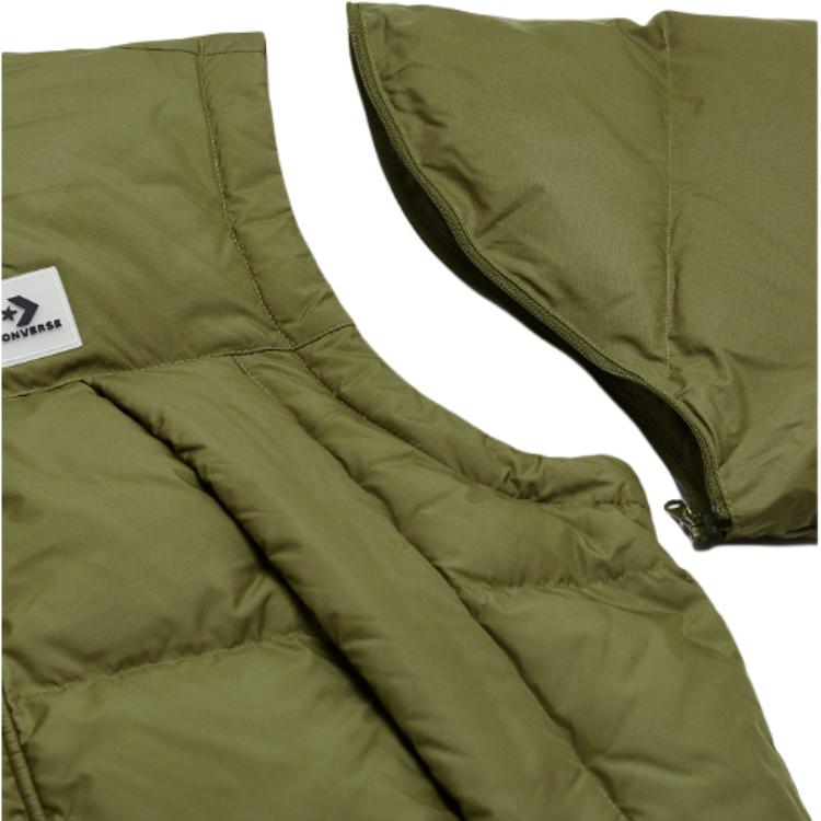 Converse Jackets Men's Green Hooded Moderate Other 10025253-A02