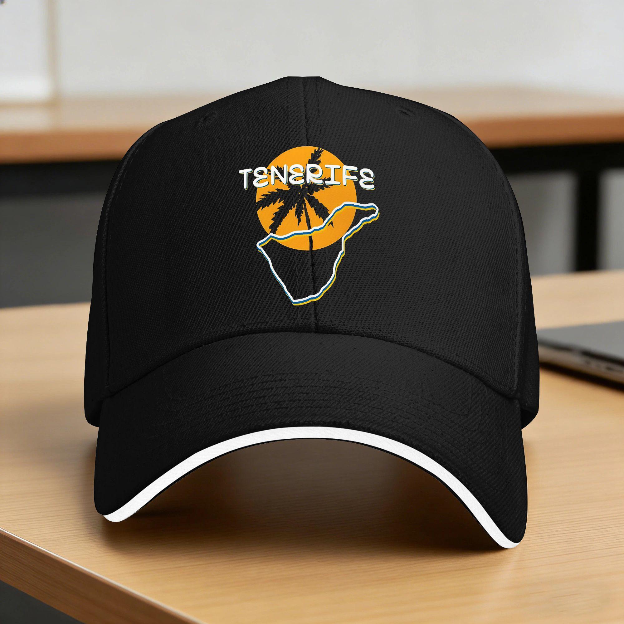 

Tenerife Baseball Cap Trendy Women Men Hip Hop Hats Hot Sale Print Kpop Rock Baseball Caps Birthday Present One Size чёрный