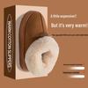 Women's Thick-Soled Winter Cotton Snow Boots & Slippers - Warm, Velvet, Closed-Toe for Outdoor & Home Wear