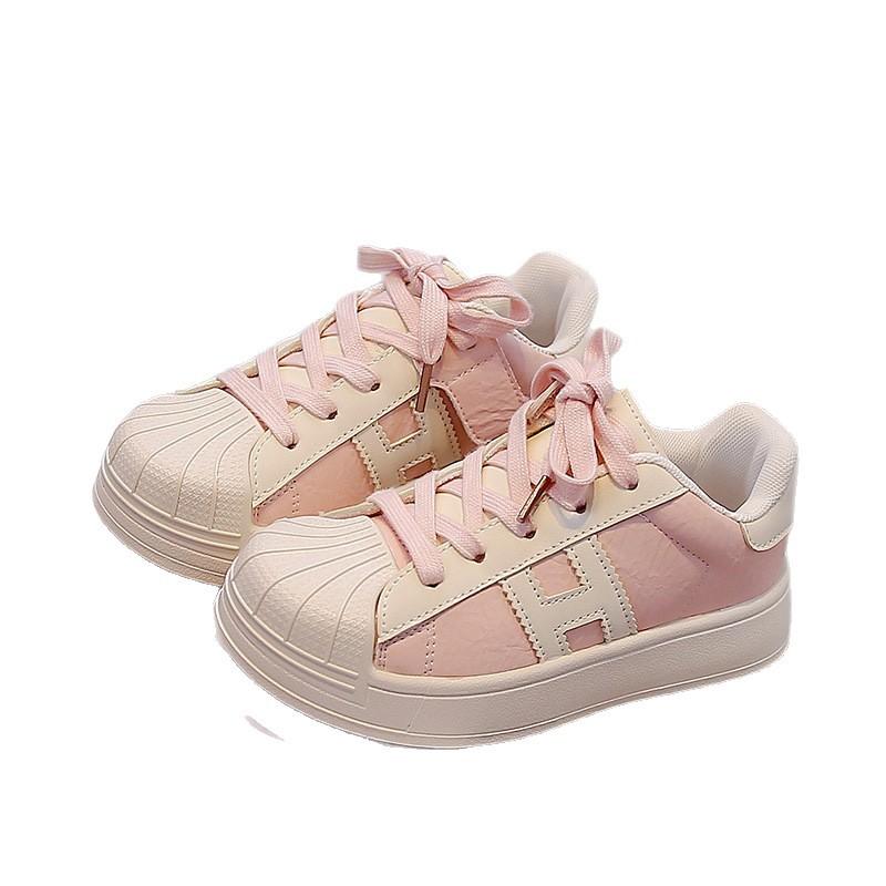 Soft Sole Fashion Cartoon Shell Head Children's Sports Shoes 2025 Summer and Autumn New Casual Boys Board Shoes Girls Tide
