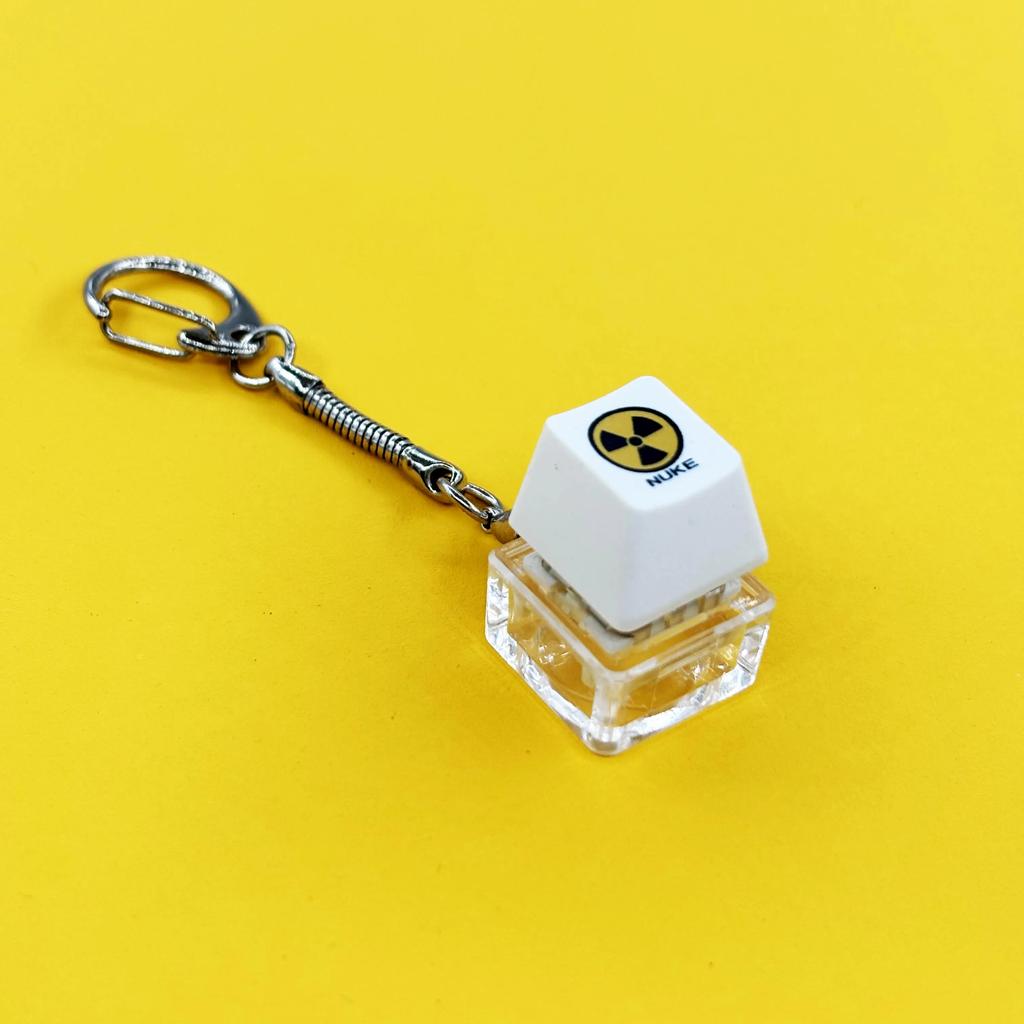 Keyboard Key Toy Party Stress Relief DIY Fidget Button Keycap Fidget Keychain Keyboard Keychain Toys Finger Keyboard