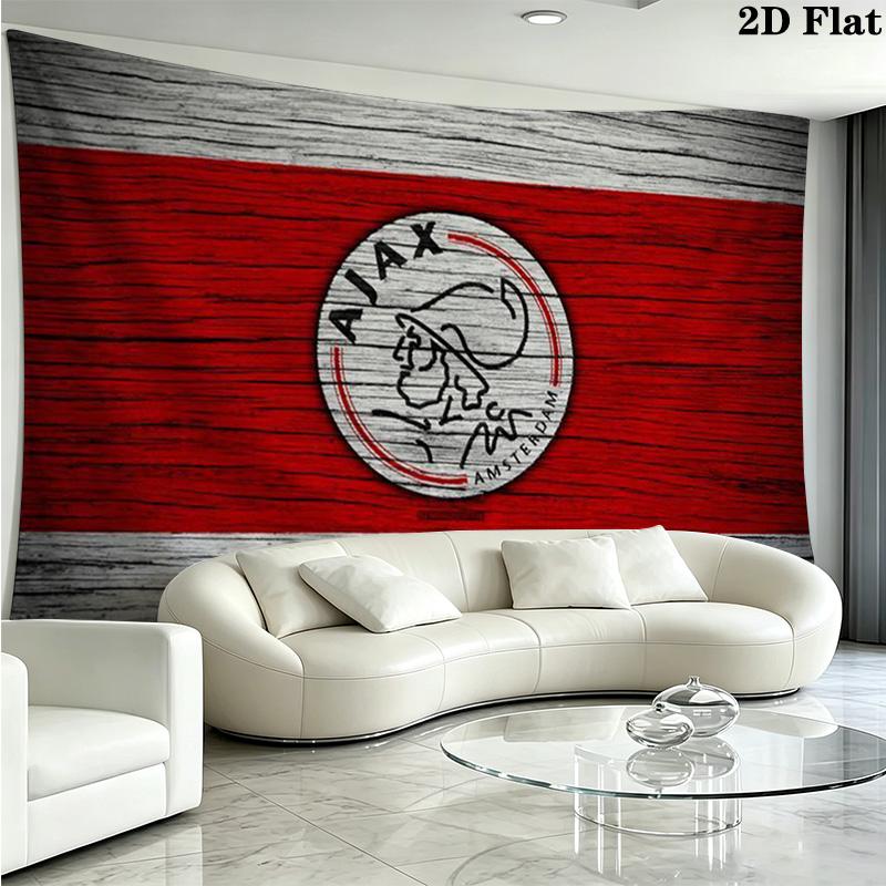 AFC Ajax Wall Tapestry Aesthetic Wall Hanging Printed Fabric Blanket Decorative Tapestries for Bedroom Living Room Home Decor