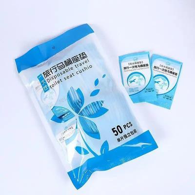 Portable Disposable Toilet Seat Cover Mat Safety Travel Camping Bathroom Toilet Paper Pad Waterproof Seat Mat Bathroom Accessory