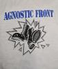 Camiseta Agnostic Front early Band Manga Curta Todos os tamanhos E100 Camiseta Unisex