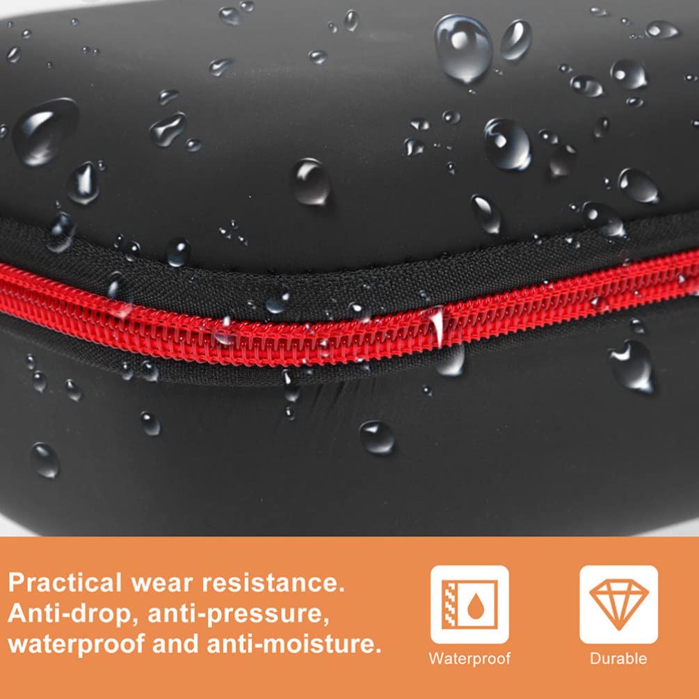 Iplusmile Pouzdro na mikrofon, Taška na mikrofon, Úložná taška na mikrofon, PU, Vodotěsné, Antivibrační, Černé