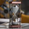New Large Hourglass Timer 60 Minute, Metal Sand Timer Sandglass Clock,Time Management Tools for Kitchen Home Office Desk Decor