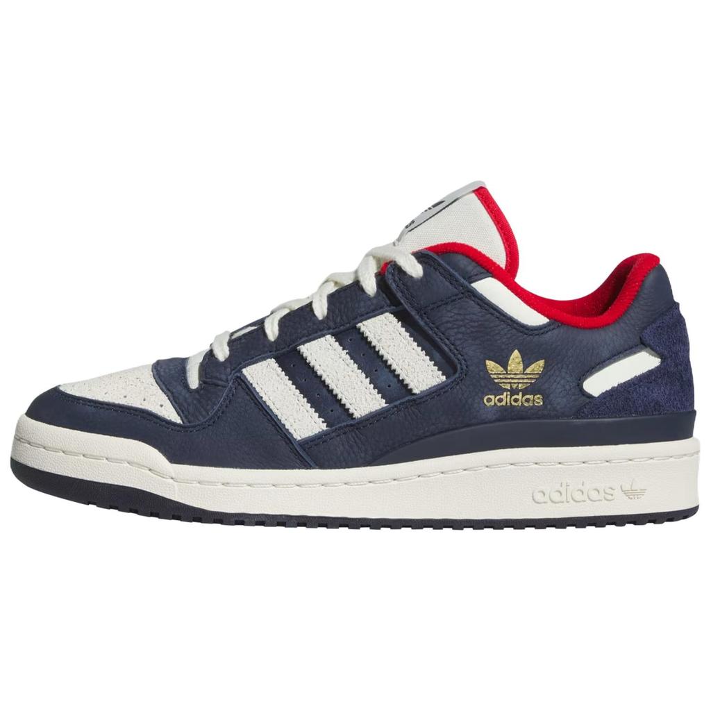 Adidas Forum Low CL Night Indigo Scarlet Unisex Tenisky Modrá Slonová kost Better-Scarlet IG8700
