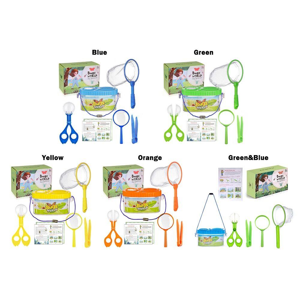 6PCS/Set Insect Viewer Insect Observation Box Plastic Insect Experimental Toys  Gift