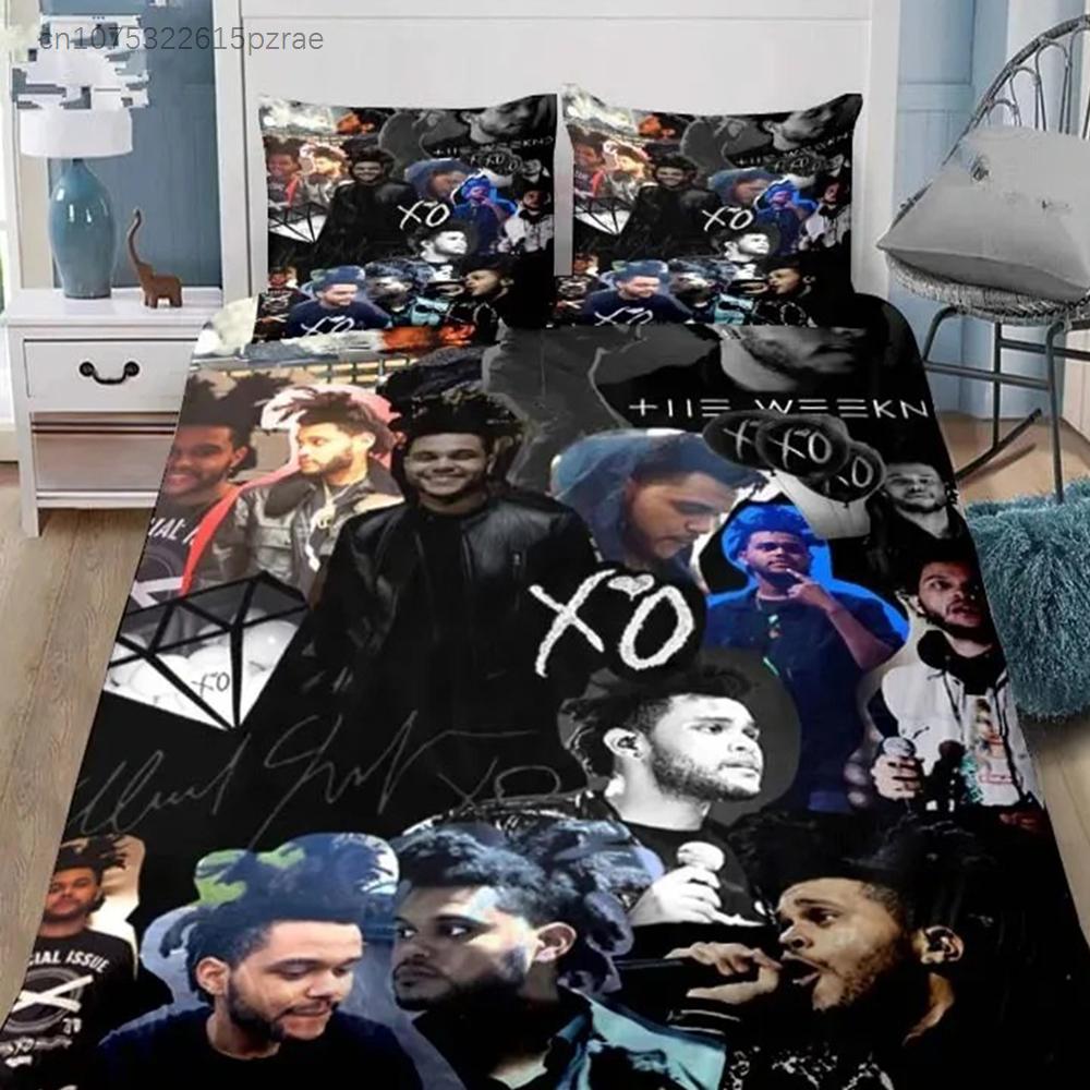 XO The Weeknd Set Biancheria da Letto Set Esclusivo per il Letto Copripiumino Set Copripiumino Set Biancheria da Letto Lusso Regalo di Compleanno
