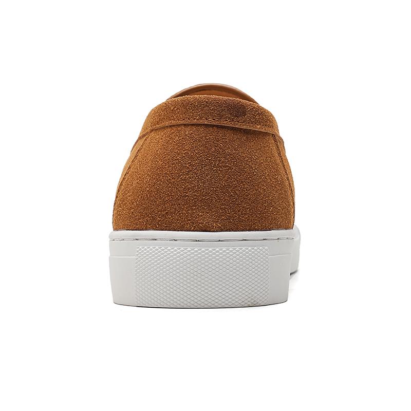 Fashion Leather Casual Shoes Men Loafers Luxury Design Slip On Male Dress Shoes Leisure Style Big Size Good Wear-resistant Sole