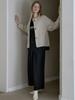 AVANT-G Poly Spandex Wide Banding Pants - Black