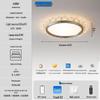 Modern Smart Bedroom Ceiling Light, Full Spectrum Eye-Care, Luxury Design
