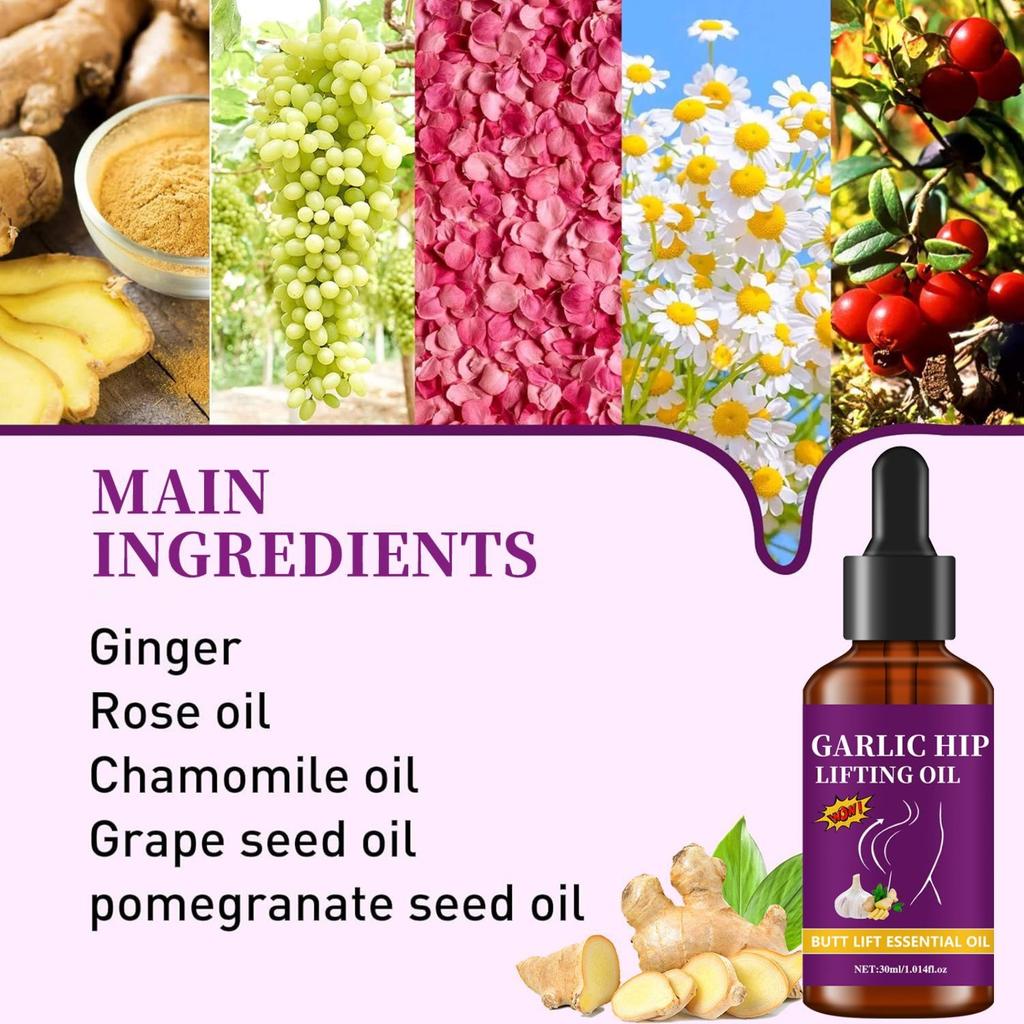 Hip Serum Oil Hip Curve Massage Oil Buttocks Shaping 30ML