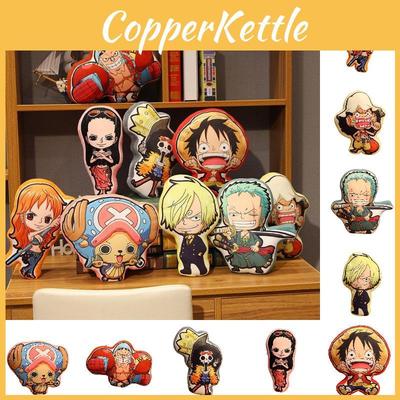 Kreatívny plyšový vankúš One Piece Kreslený Luffy Zoro Chopper Vankúš Detský Festivalový Darček Postavy)